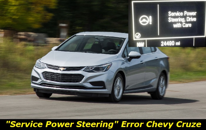 service power steering chevy cruze